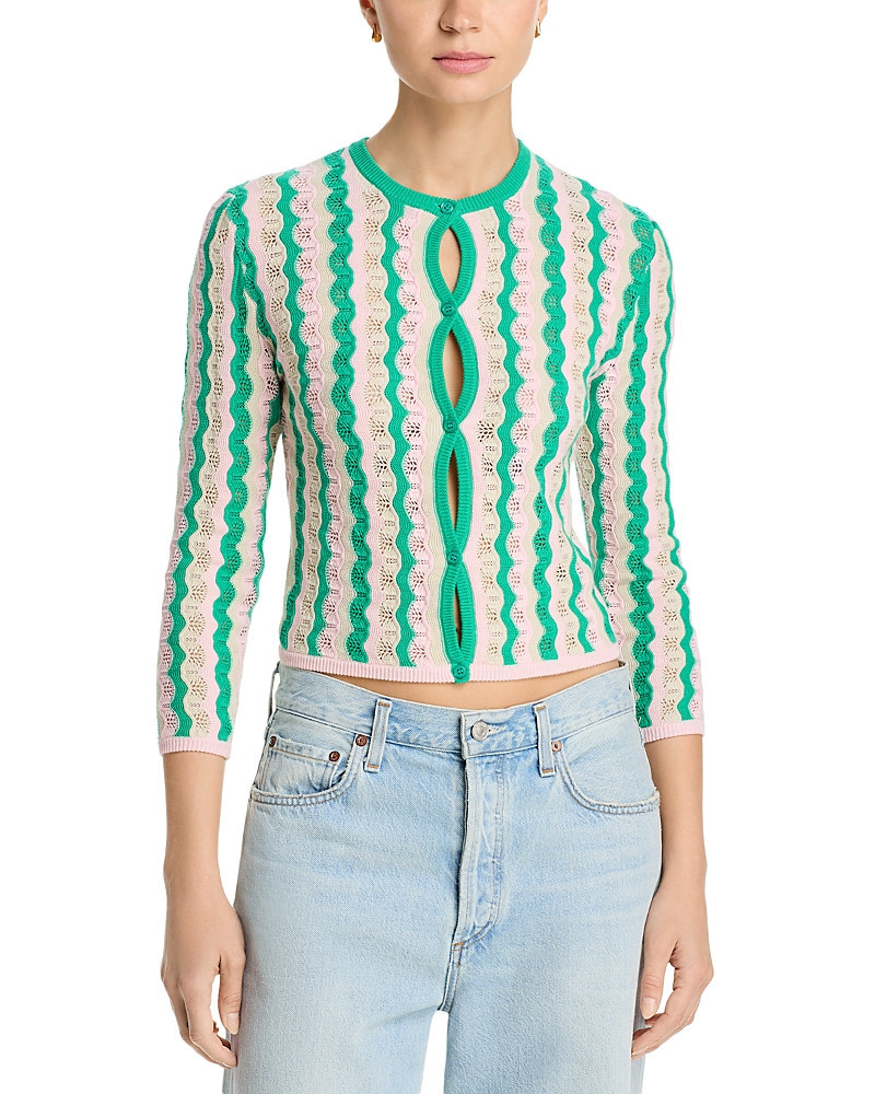 Mother The Crewneck Cardigan Sweater | Bloomingdale's (US)