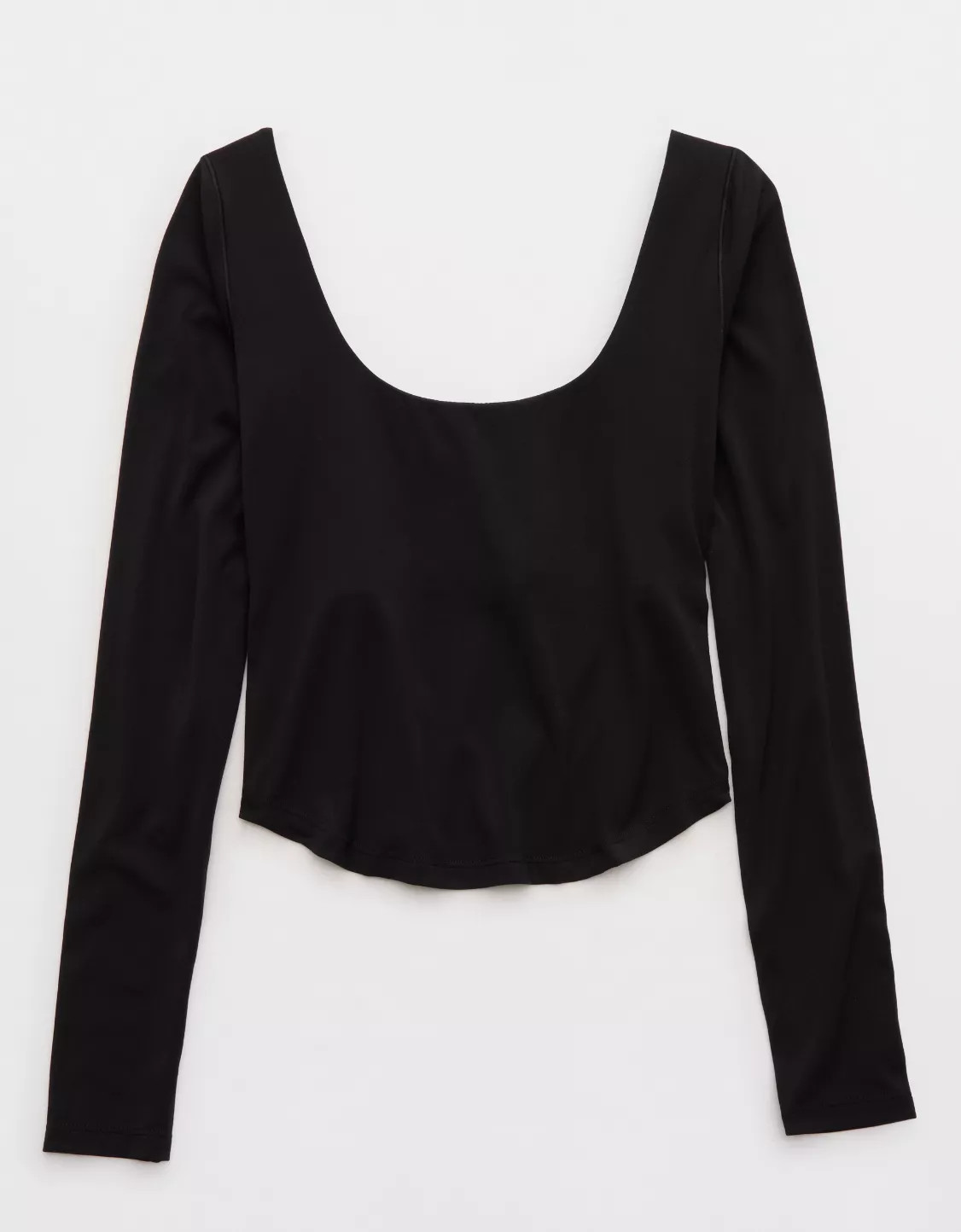 OFFLINE By Aerie Real Me Double Scoop Long Sleeve T-Shirt | Aerie