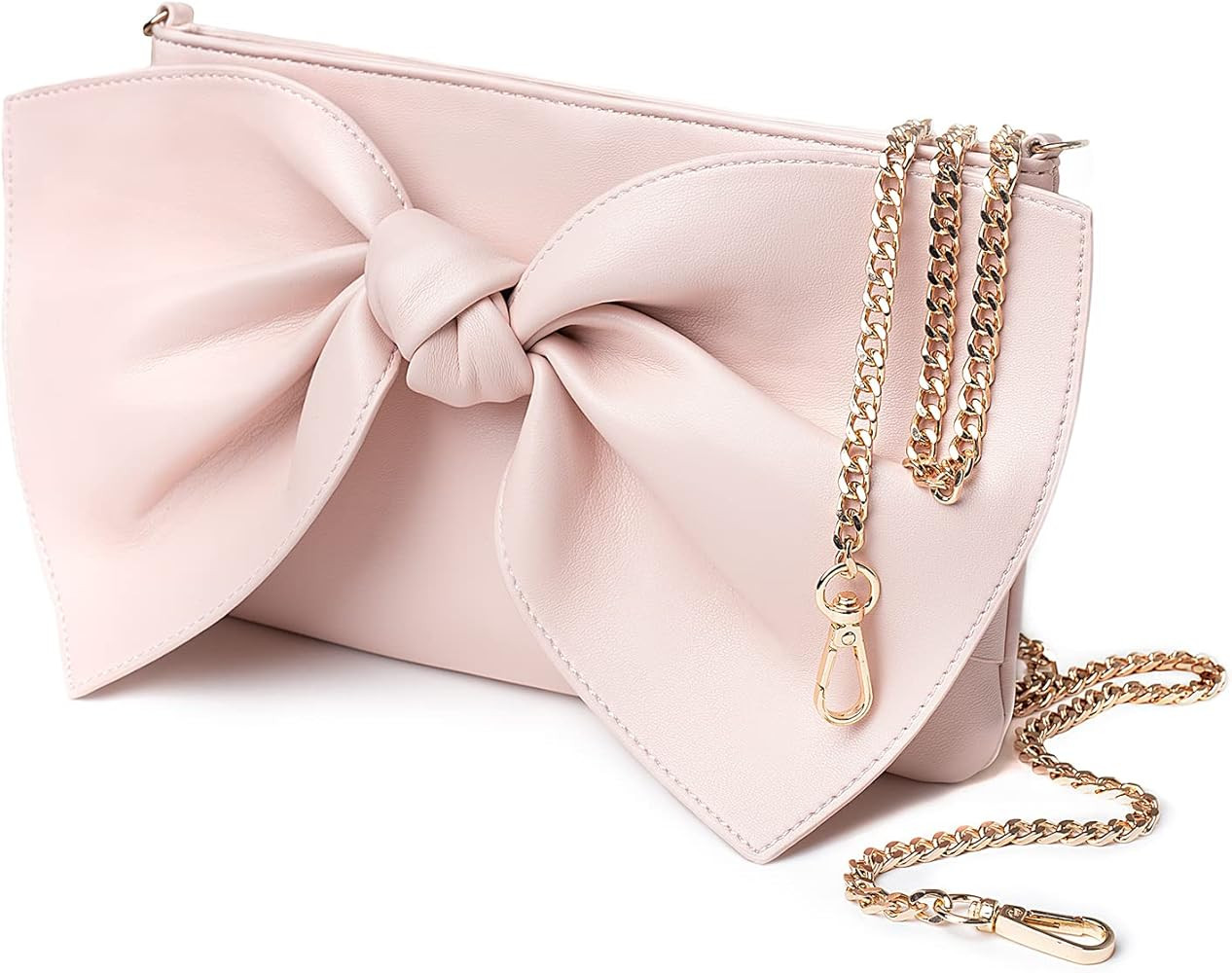 Before & Ever Oversized Wristlet Clutch Purses - Womens Evening Purse - Little White Crossbody Ba... | Amazon (US)