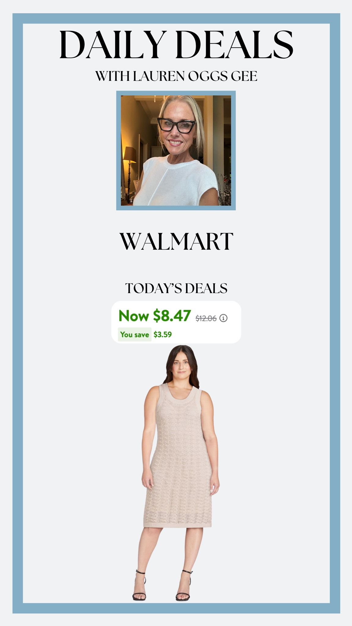 WALMART SUMMER SAVINGS!!!

This dress is the perfect modest summer dress that is perfect for the beach, the pool, dinner dates, or Sunday church! To die for and only $9!!!

#LTKSummerSales #LTKSaleAlert #LTKFindsUnder50