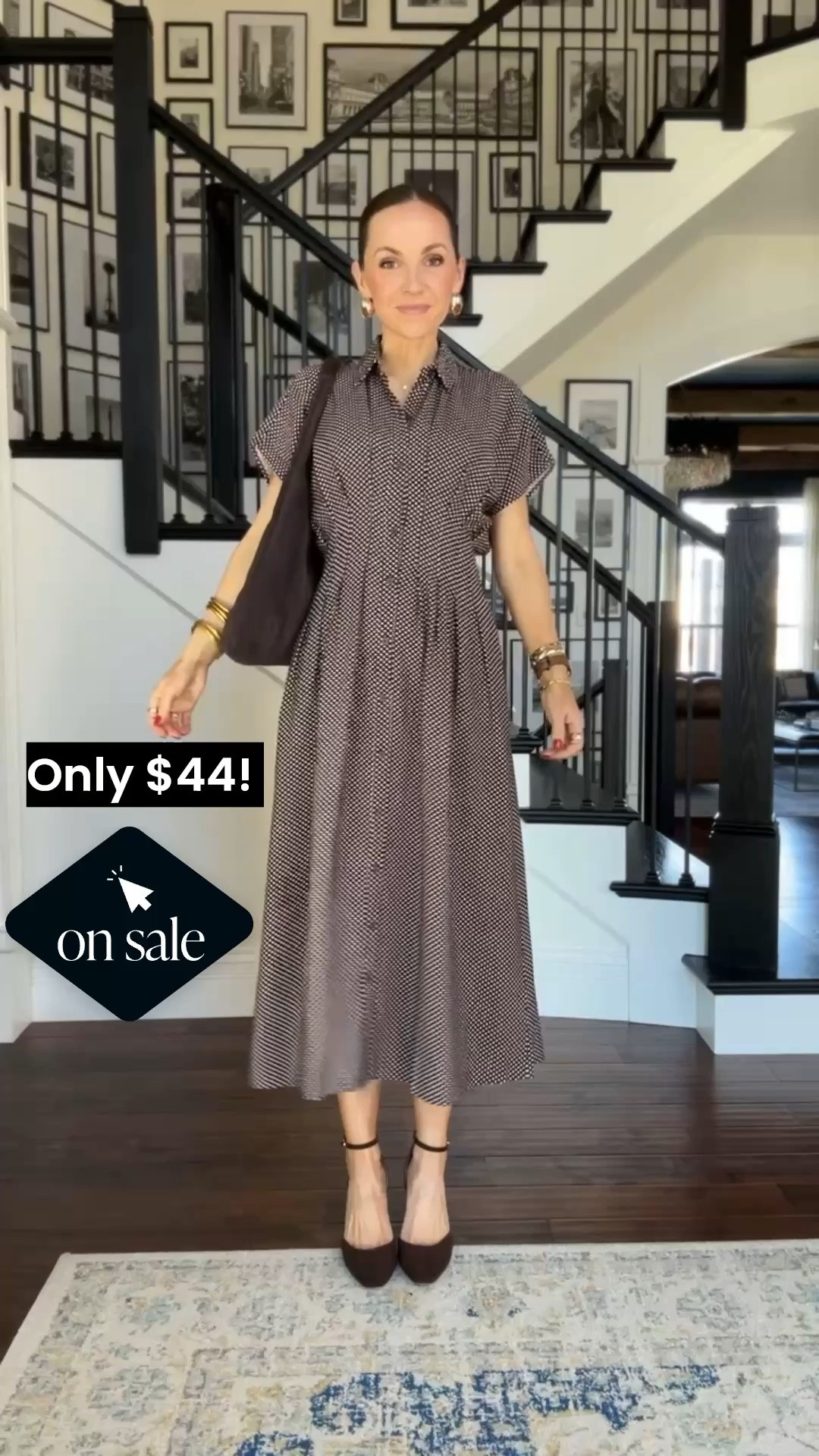 @loft dresses are $44 today! Includes this cute brown dress! 

#LTKSaleAlert #LTKootd