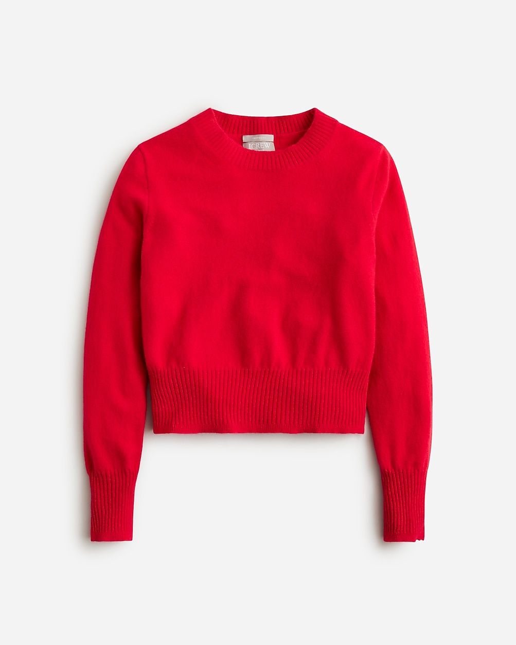 Cashmere shrunken crewneck sweater | J.Crew US