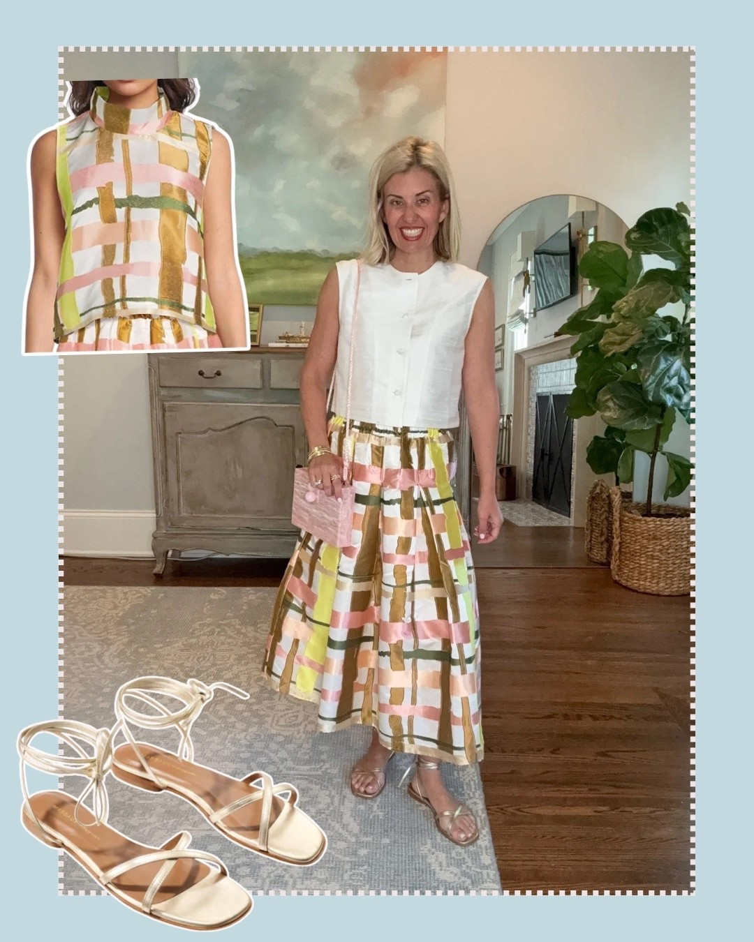 Price per wear girls!! Y’all have seen me style this set literally all the ways. Grab this set on sale!! 
White top - 2 
Set - xs 
Sandal - 8 tts ￼

#LTKdayinmylife #LTKmomlife #LTKSaleAlert