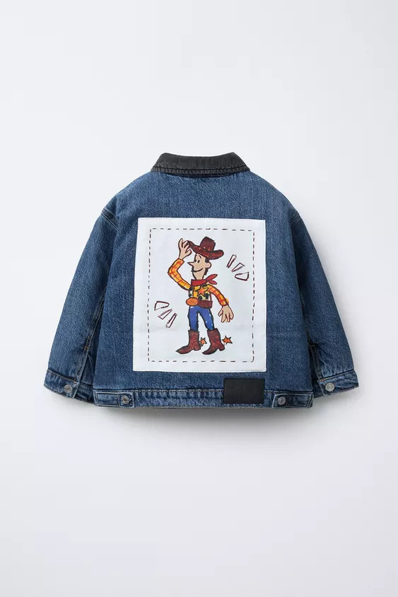 WOODY TOY STORY © DISNEY PIXAR QUILTED DENIM OVERSHIRT | Zara US