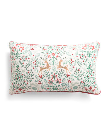 14x24 Holly Day Pillow | TJ Maxx