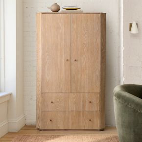 Essex Cerused Armoire (40") | West Elm (US)