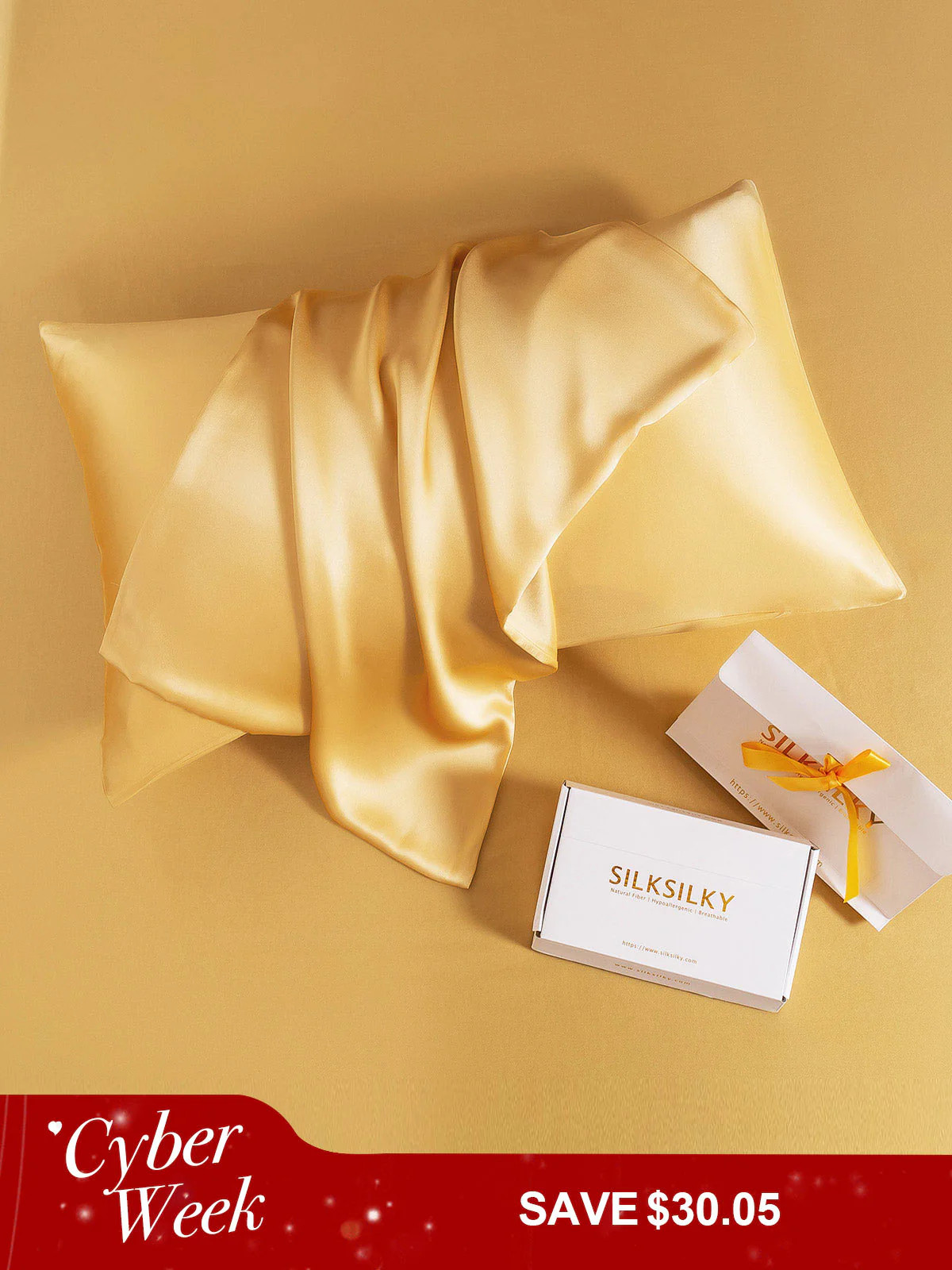 SilkSilky 22Momme Silk Pillowcases Envelope Pure Silk Pillow Case | SILKSILKY