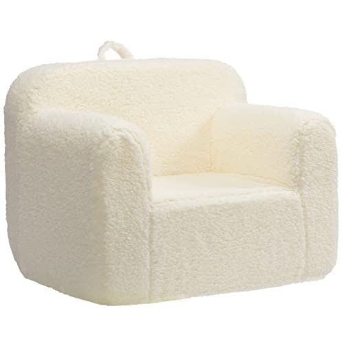 ALIMORDEN Kids Ultra-Soft Snuggle Foam Filled Chair, Single Cuddly Sherpa Reading Couch for Boys ... | Amazon (US)