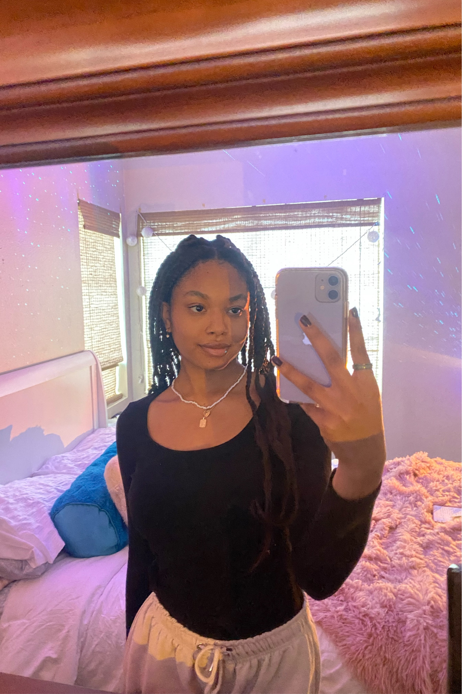 white beaded necklace, jewlery, black scoop neck long sleeve, old navy, basics, fashion essentials, beige sweat pants, boohoo sweats, lounge wear, clear iphone case, pink blanket, throw blanket 

#LTKstyletip #LTKfit #LTKFind