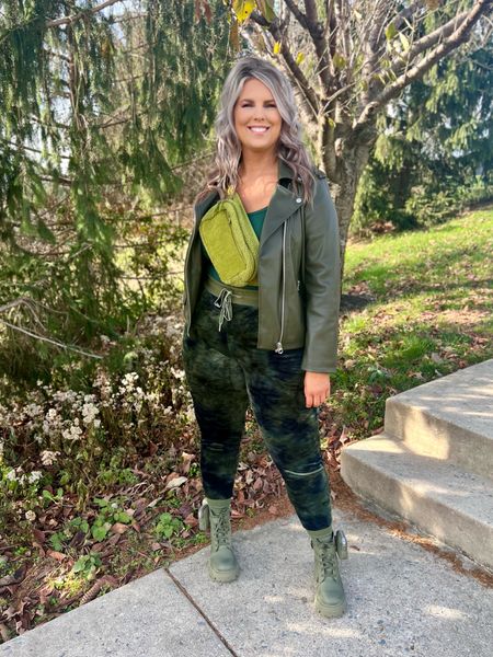 ✨SIZING•PRODUCT INFO✨
⏺ Olive Green Moto Jacket - M - sized down - Walmart 
⏺ Emerald Green Ribbed Tank - XL - TTS - Walmart 
⏺ Lime Green Fanny Pack Bum Bag - Walmart 
⏺ Olive Green Combat Boots with Pouch - run big - Walmart - ⚠️SALE! 
⏺ Green Velour Joggers - L - I sized down for fitted Look - Walmart - ⚠️SALE! (But check in store) •• linked similar from Amazon too

📍Say hi on YouTube•Tiktok•Instagram ✨”Jen the Realfluencer | Decent at Style”

👋🏼 Thanks for stopping by, I’m excited we get to shop together!

🛍 🛒 HAPPY SHOPPING! 🤩

#walmart #walmartfinds #walmartfind #walmartfall #founditatwalmart #walmart style #walmartfashion #walmartoutfit #walmartlook  #amazon #amazonfind #amazonfinds #founditonamazon #amazonstyle #amazonfashion #green #olive #olivegreen #hunter #huntergreen #kelly #kellygreen #forest #forestgreen #greenoutfit #outfitwithgreen #greenstyle #greenoutfitinspo #greenlook #greenoutfitinspiration #monochromatic #look #style #fashion #monochromaticstyle #monochromaticfashion #monochromaticlook #monochromaticoutfit #monochromaticoutfitinspo #monochromaticoutfitinspiration #monochromaticstylelook #joggers #style #fashion #joggersoutfit #joggeroutfit #joggerslook #joggerlook #joggersstyle #joggerstyle #joggersfashion #joggerfashion #joggeroutfitinspiration #joggersoutfitinspiration #joggerinspo #joggeroutfitinspo #joggersoutfitinspo #moto #jacket #motojacket #falljacket #winterjacket #springjacket #leatherjacket #fauxleatherjacket #biker #bikerjacket #leatherbiker #leatherbikerjacket #faux #leather #fauxleather #fauxleathermotojacket #leathermotojacket #motojacketlook #motojacketstyle #motojacketoutfit #motojacketoutfitinspo #motojacketoutfitinspiration #edgy #style #fashion #edgystyle #edgyfashion #edgylook #edgyoutfit #edgyoutfitinspo #edgyoutfitinspiration #edgystylelook  
#under10 #under20 #under30 #under40 #under50 #under60 #under75 #under100 #affordable #budget #inexpensive #budgetfashion #affordablefashion #budgetstyle #affordablestyle #curvy #midsize #size14 #size16 #size12 #curve #curves #withcurves #medium #large #extralarge #xl 


#LTKsalealert #LTKcurves #LTKunder50