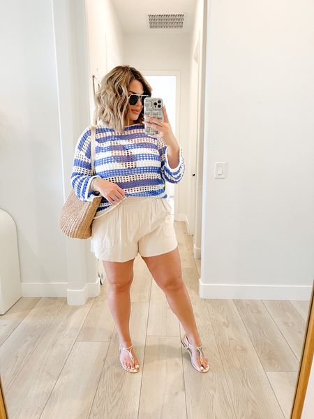 Size xl in the shorts set , xl in the top .

I love this matching set because you can wear it as a set or split it up and mix and match to create different looks. 

#spring #summer #matchingset #vacationoutfit #midsize 

#LTKstyletip #LTKFind #LTKunder50