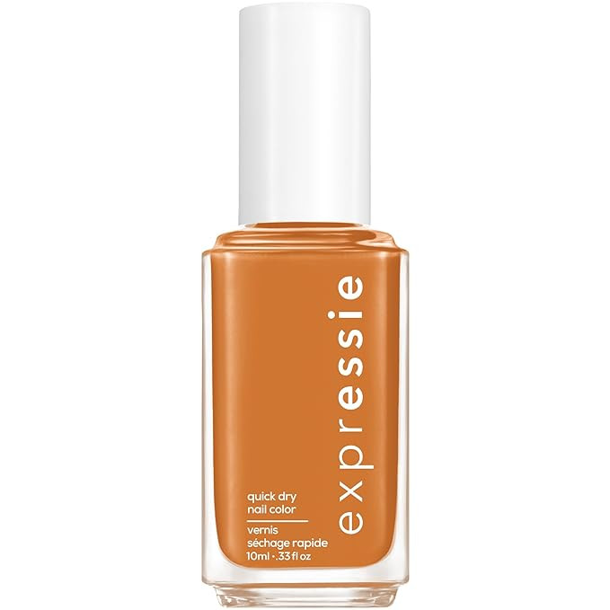 Essie expressie, Quick-Dry Nail Polish, 8-Free Vegan, Brown Orange, Saffr-on The Move, 0.33 fl oz | Amazon (US)