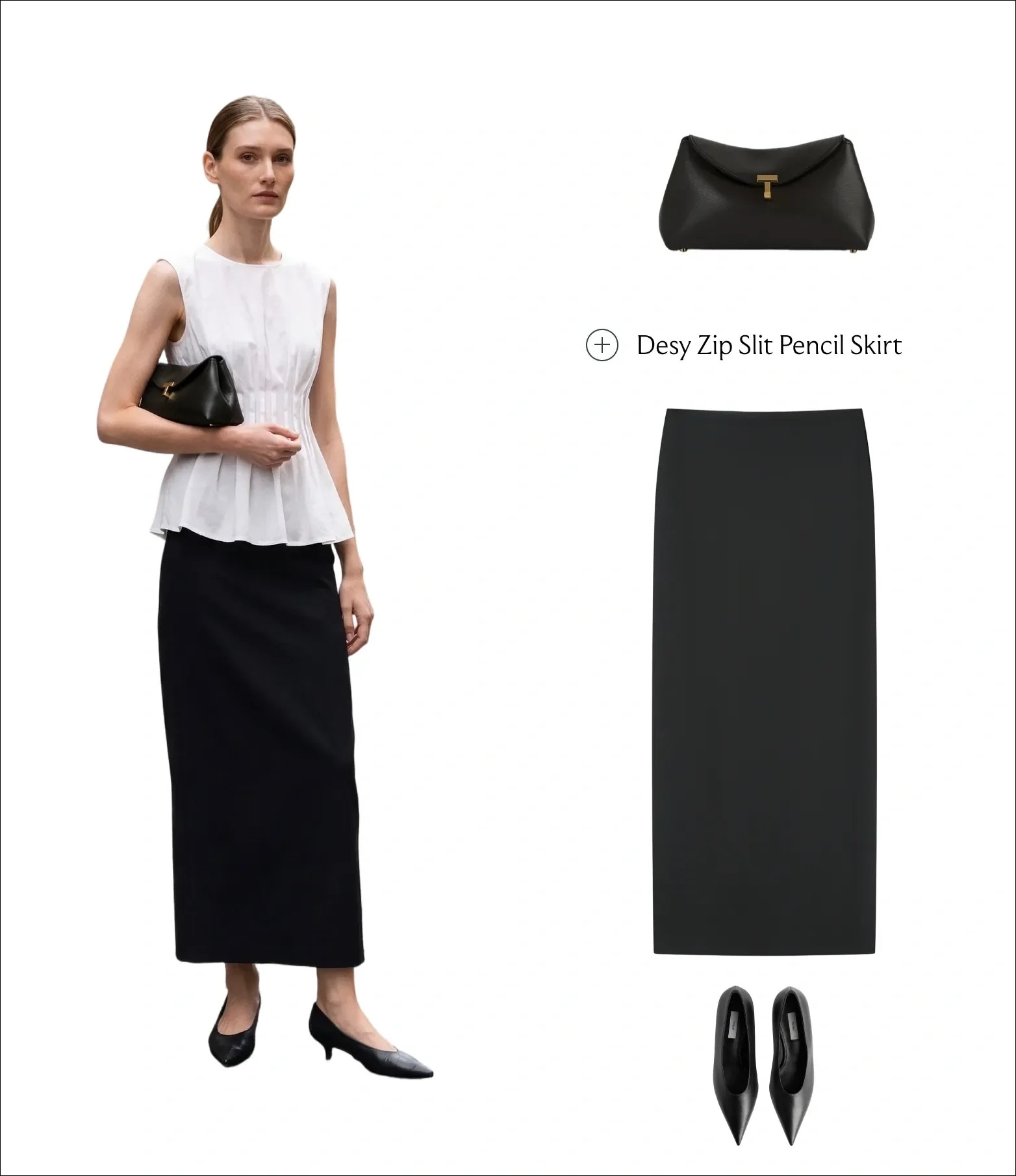 Giulietta Pintuck Top | White Sleeveless Spring Style | Rue Sophie