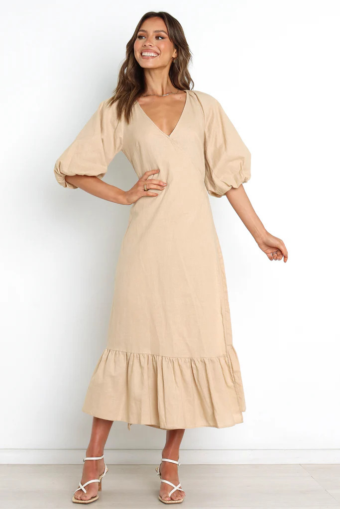 Addalyn Dress - Beige | Petal & Pup (US)