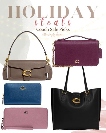Coach sale picks!! Such a cute gift idea. 🥰🎄

| Coach | designer | designer bag | purse | sale | gifts for her | gift guide | seasonal | holiday | 

#LTKitbag #LTKGiftGuide #LTKsalealert