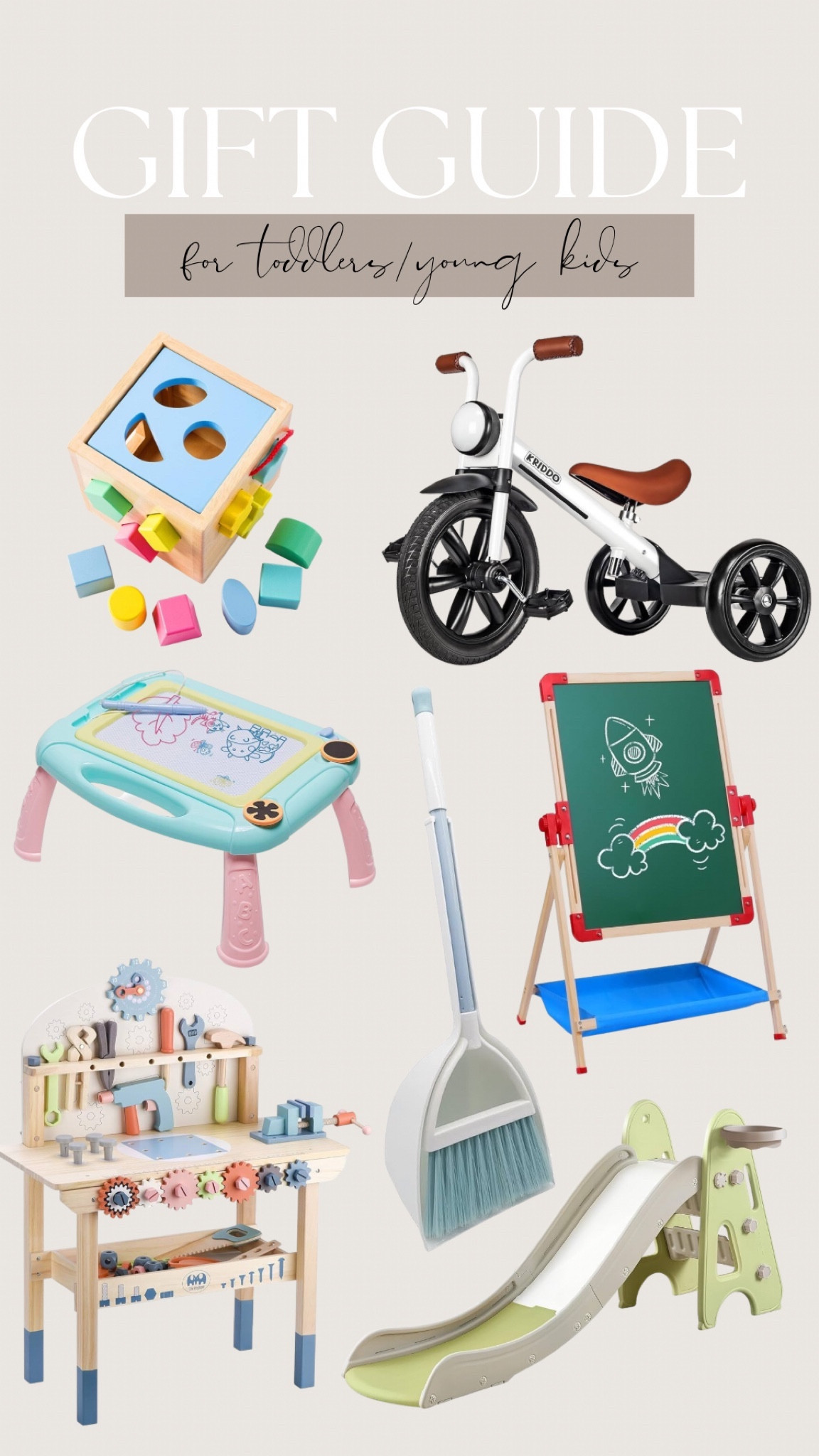 Gift Guide for toddlers/ young kids 
Holiday gift guide 2023
Gift ideas 
Gift Guide 
Toddler gift guide 
2023 gift Guide 
Kids gift guide 
Holiday gift guide 
Kids 
Christmas gifts 
Christmas wishlist 
Toddlers 
Babies 
#giftguide #christmasgiftguide #holidaygiftguide #christmas #lidsholidaygiftguide #kidsgiftguide#toys #amazon #amazonwishlist #amazonfind 

#LTKHoliday #LTKGiftGuide #LTKkids