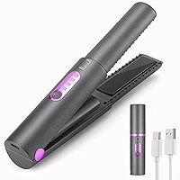 Cordless Hair Straightener (2022 New),Mini Flat Iron,Wireless Straightner for Hair ,USB-C Recharg... | Amazon (US)
