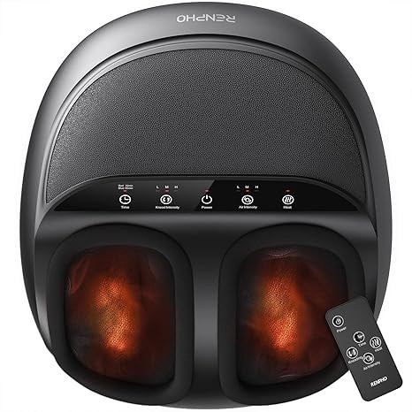 RENPHO Foot Massager with Heat, FSA & HSA Eligible, Shiatsu Foot Massager for Foot Care, Electric... | Amazon (US)