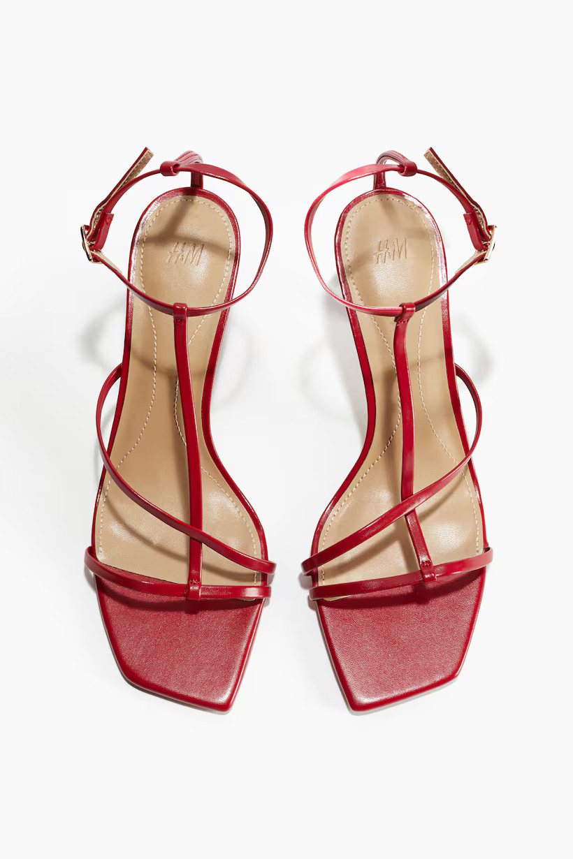 Heeled strappy sandals | H&M (UK, MY, IN, SG, PH, TW, HK)