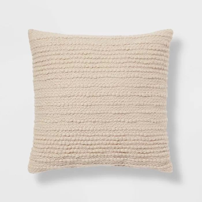 Oversized Textured Solid Throw Pillow - Threshold™ | Target