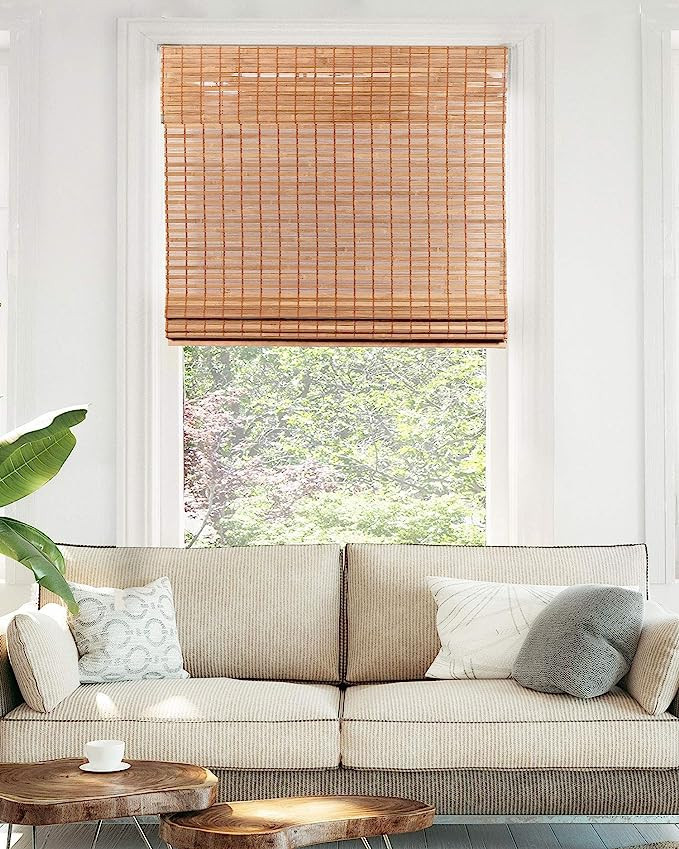 CHICOLOGY Bamboo Blinds , Bamboo Shades , Roman Shades for Windows , Roman Window Shades , Window... | Amazon (US)