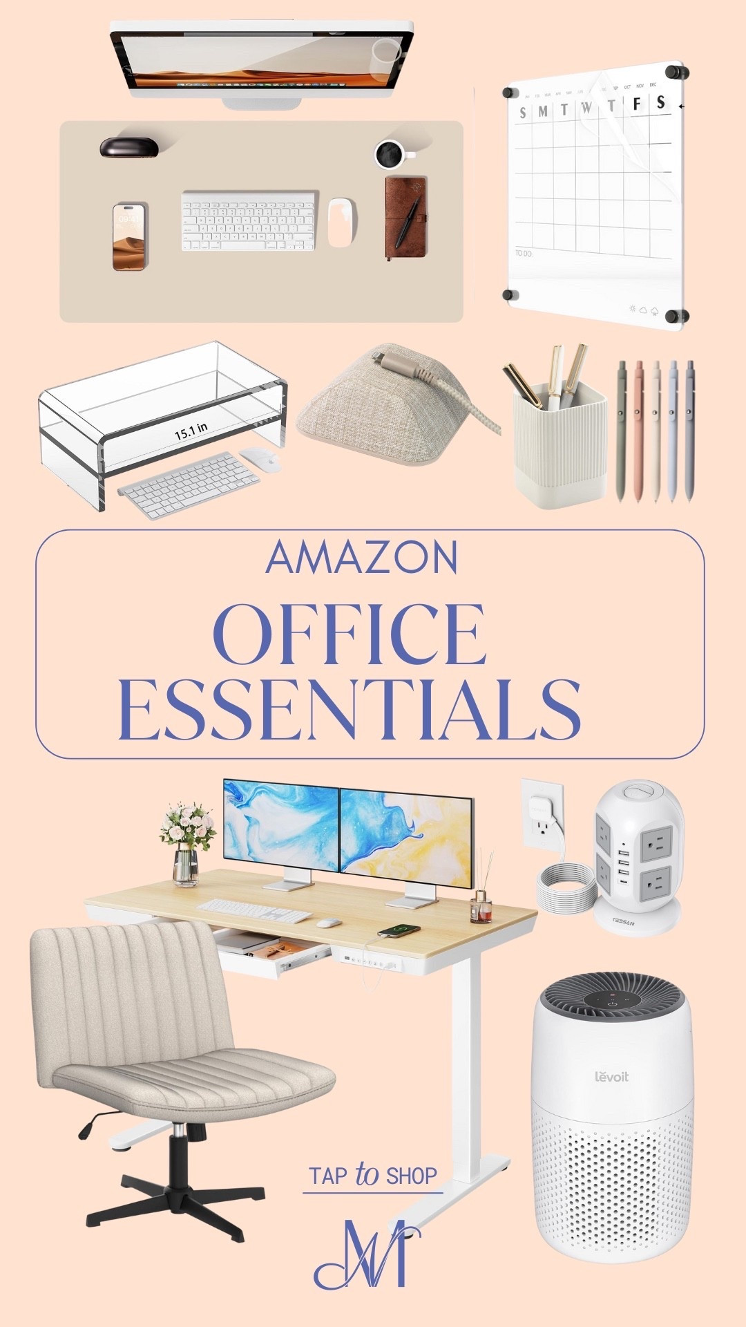 SUCH AESTHETIC OFFICE SUPPLIES!
This makes any space feel calm and functional!

Linked here ⬇️

amazon office essentials, work from home setup, desk organization favorites

#LTKHome #LTKOver40