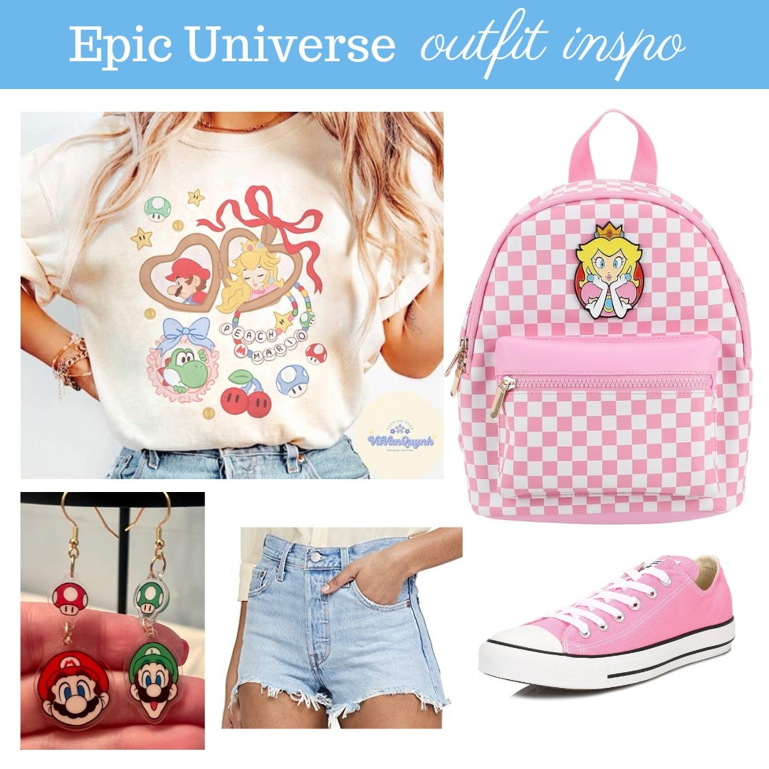 Epic universe Super Nintendo World outfit inspo 

#universal #epicuniverse #nintendo 

#LTKStyleTip #LTKTravel #LTKFamily