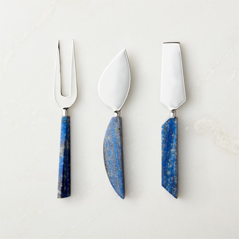 Akila Lapis Cheese Knives Set of 3 + Reviews | CB2 | CB2