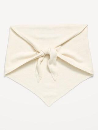 Oversized Rib-Knit Triangle Scarf | Old Navy (US)