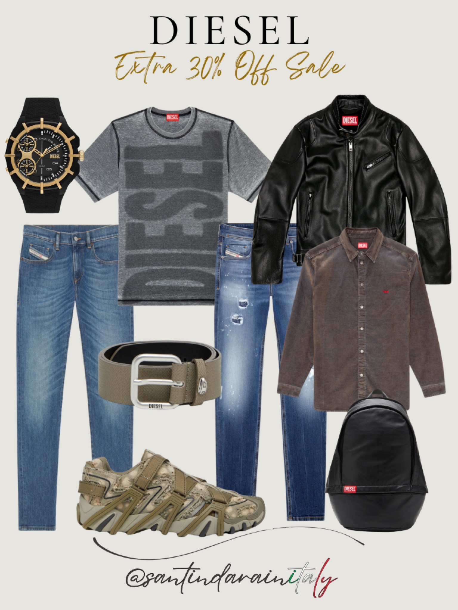 Rev up his style with Diesel!  Enjoy an extra 30% off on these fashion finds using code EXTRA30. From denim to accessories, discover the perfect pieces to elevate his wardrobe. Hurry, sale ends soon!  #DieselFashion #Extra30Off #SaleAlert #Diesel #Denim #Jeans #ForHim #FashionFinds



#LTKmens #LTKsalealert