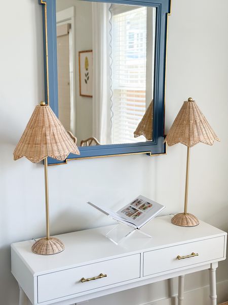 A very similar version of these lamps was just added online + you can buy them individually! 

Rattan lamp, parasol lamp, look for less, designer look, coastal grandma, coastal grandmother, Grandmillennial, cornflower blue 

#LTKstyletip #LTKhome