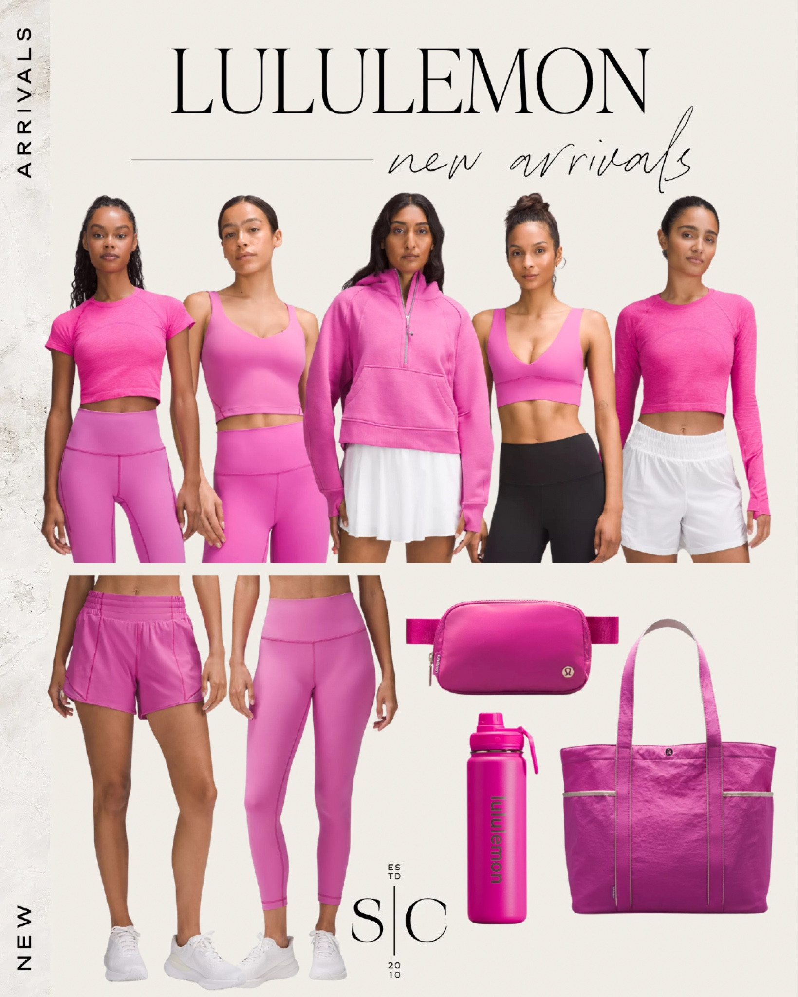 Lululemon New Color! 
Pow Pink Tone 🩷💥 

Lulu new arrivals, scuba, pink fitness, pink workout 

#LTKActive #LTKStyleTip #LTKFitness