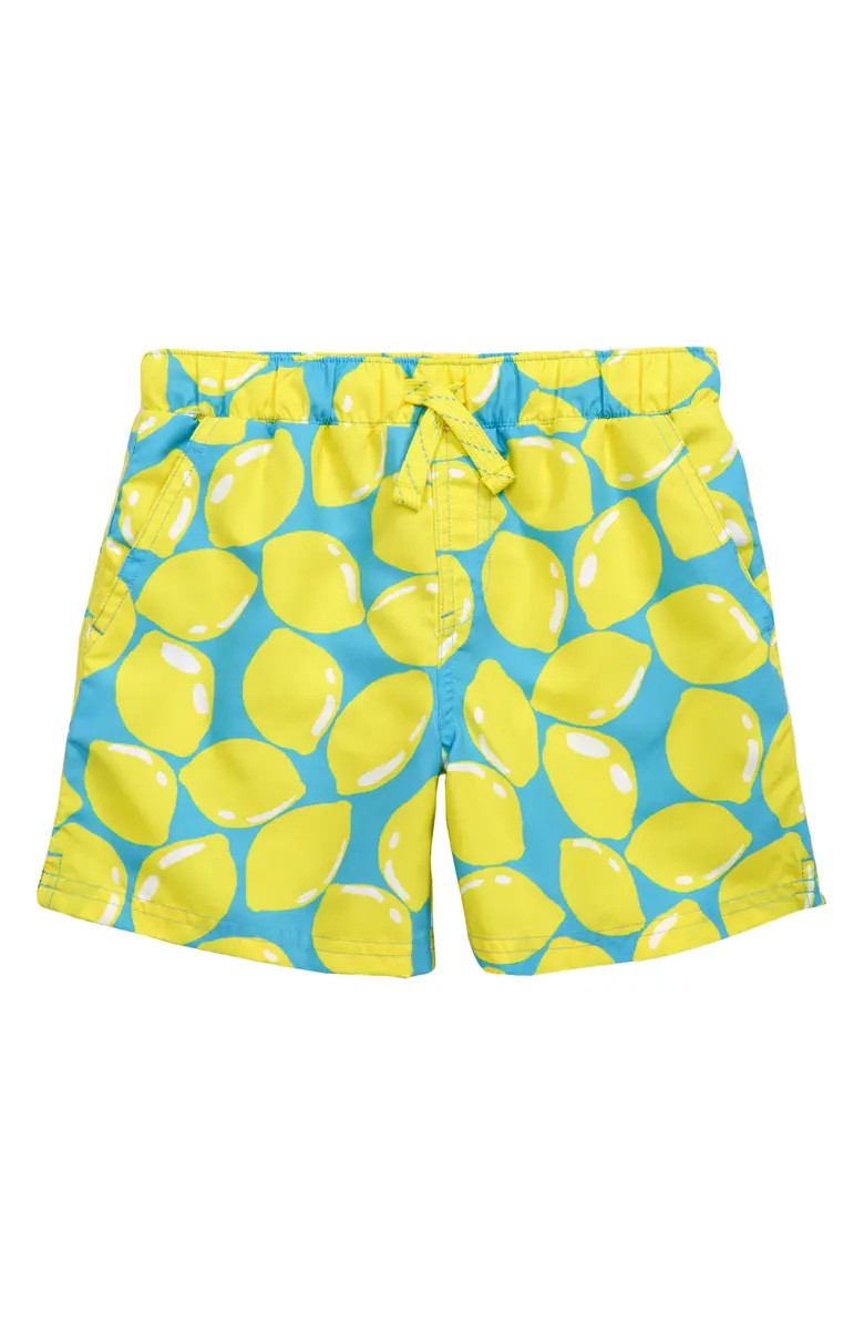 Tucker + Tate Kids' Printed Tie Waist Swim Trunks | Nordstrom | Nordstrom