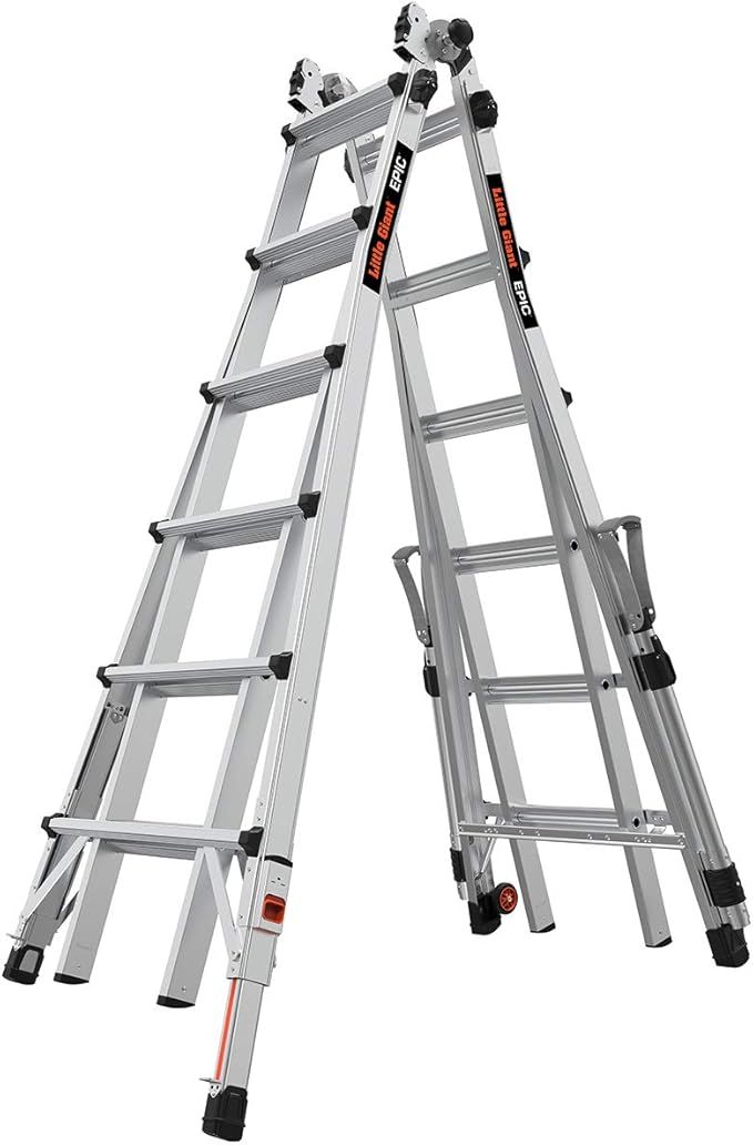 Little Giant Ladders, Epic, M26, 26 ft, Multi-Position Ladder, Aluminum, Type 1A, 300 lbs weight ... | Amazon (US)