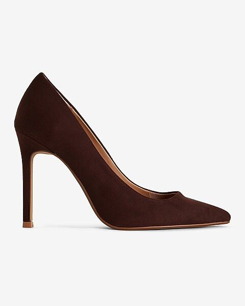 Faux Suede Pointed Toe Pumps | Express