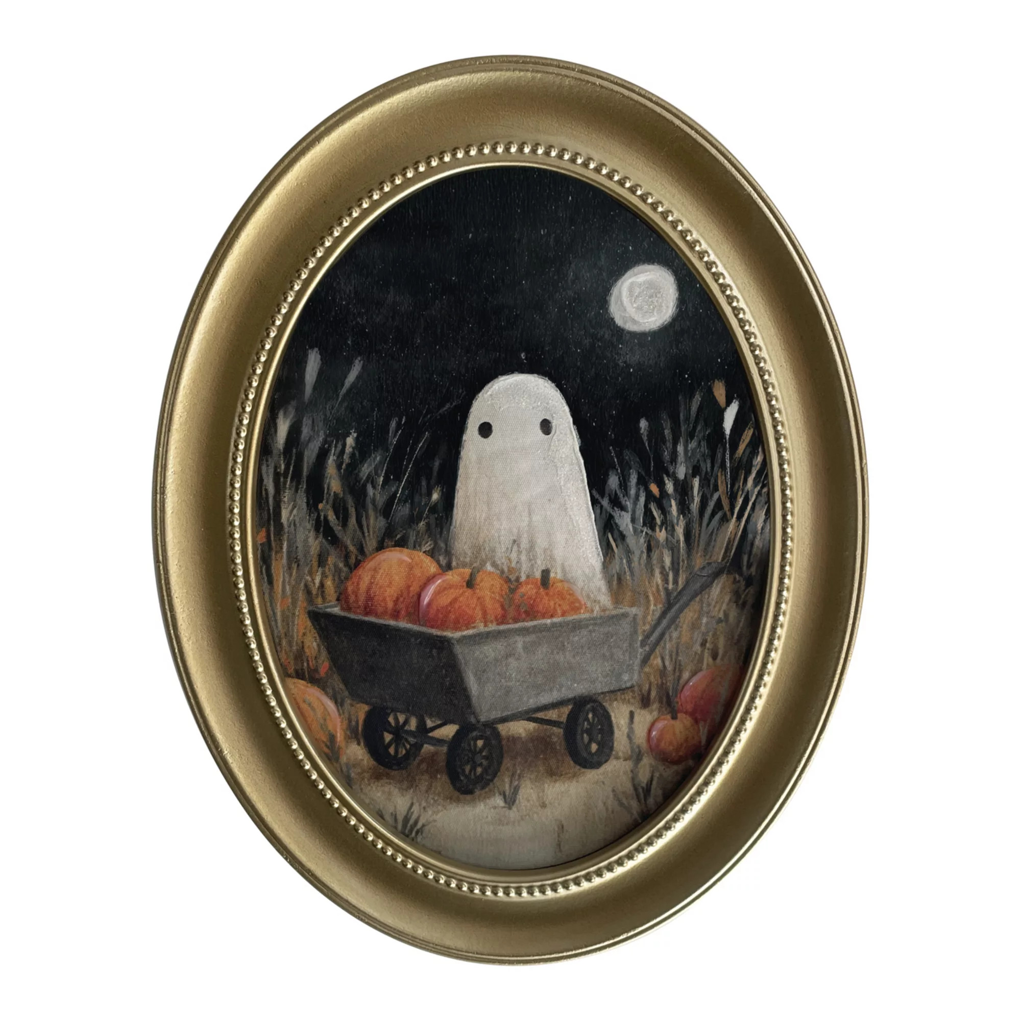 Decorative Oval Framed Ghost Wall Art, Multi | Kohl's