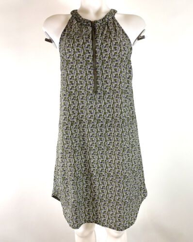 Splendid Womens Halter Neck Shift Dress Sleeveless Green Zebra Print size S  | eBay | eBay US