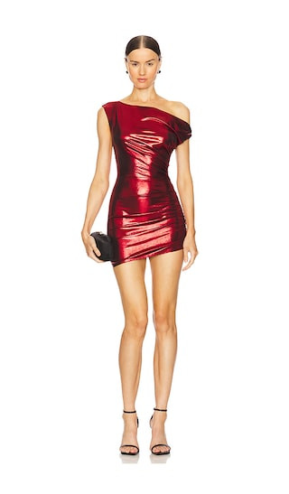 Kendell Mini Dress Dark Cherry Red Winter Dress Red Party Dress Red Winter Party Dress Winter 2025 | Revolve Clothing (Global)