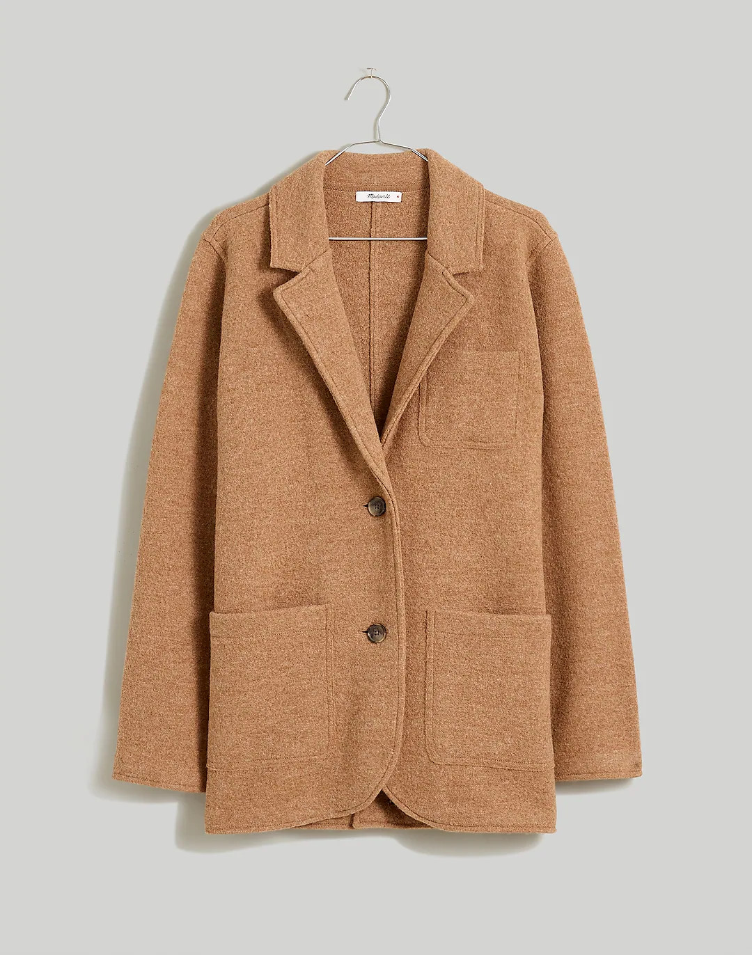Boiled Wool Sweater Blazer | Madewell