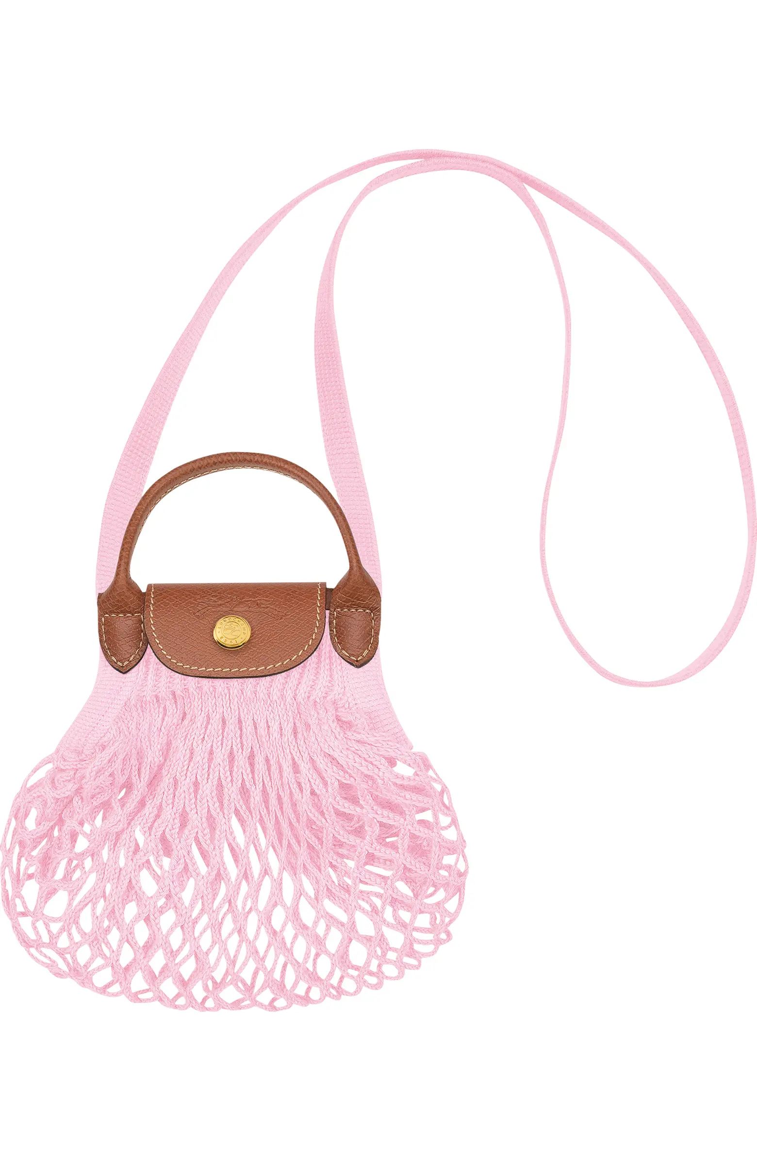 Longchamp Extra Small Le Pliage Filet Knit Crossbody Bag | Nordstrom | Nordstrom