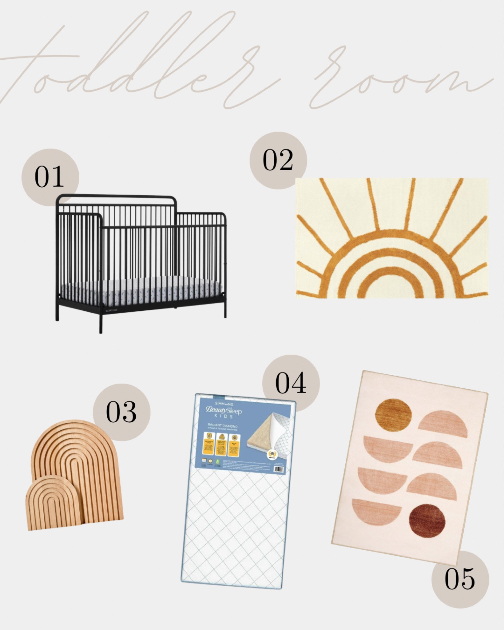 With our upcoming move to Texas, I’m looking for ways I can upgrade Madeline’s room from her nursery to a “big girl” room! From a convertible bed to a boho-style rug, I’m looking forward to decorating her new room!! 

Which rug should I grab?? 2 or 5?! 

#LTKhome #LTKfamily #LTKkids