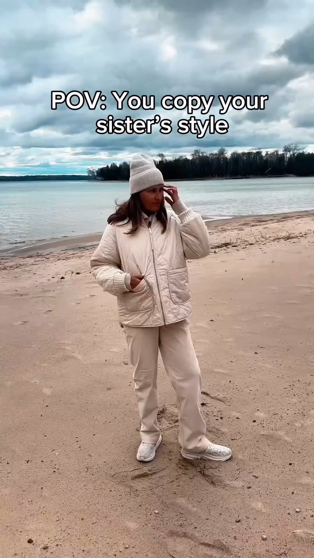 Actually we can copy each other because this awesome jacket is reversible so we can twin without copying.
m

#LTKOver40 #LTKActive #LTKootd