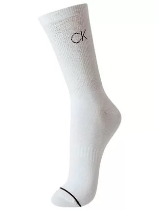 Meia Calvin Klein Esportiva Cano Longo Branca 1UN | Dafiti (BR)