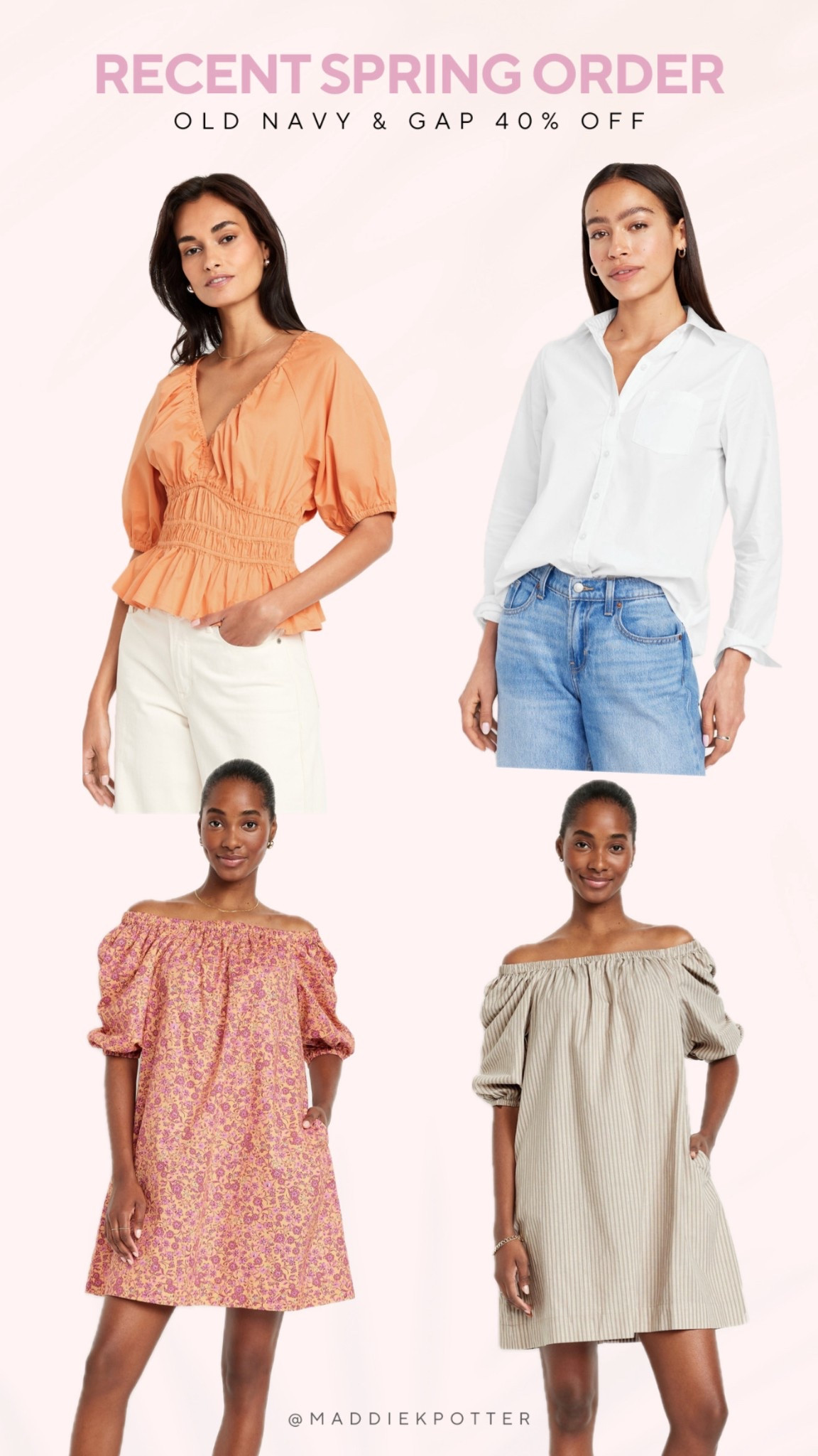 my recent old navy order 

spring // summer // dresses // tops

#LTKSeasonal #LTKFindsUnder50 #LTKSaleAlert