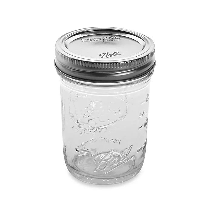 Ball® Regular Mouth 12-Pack 8 oz. Glass Canning Jars | Bed Bath & Beyond