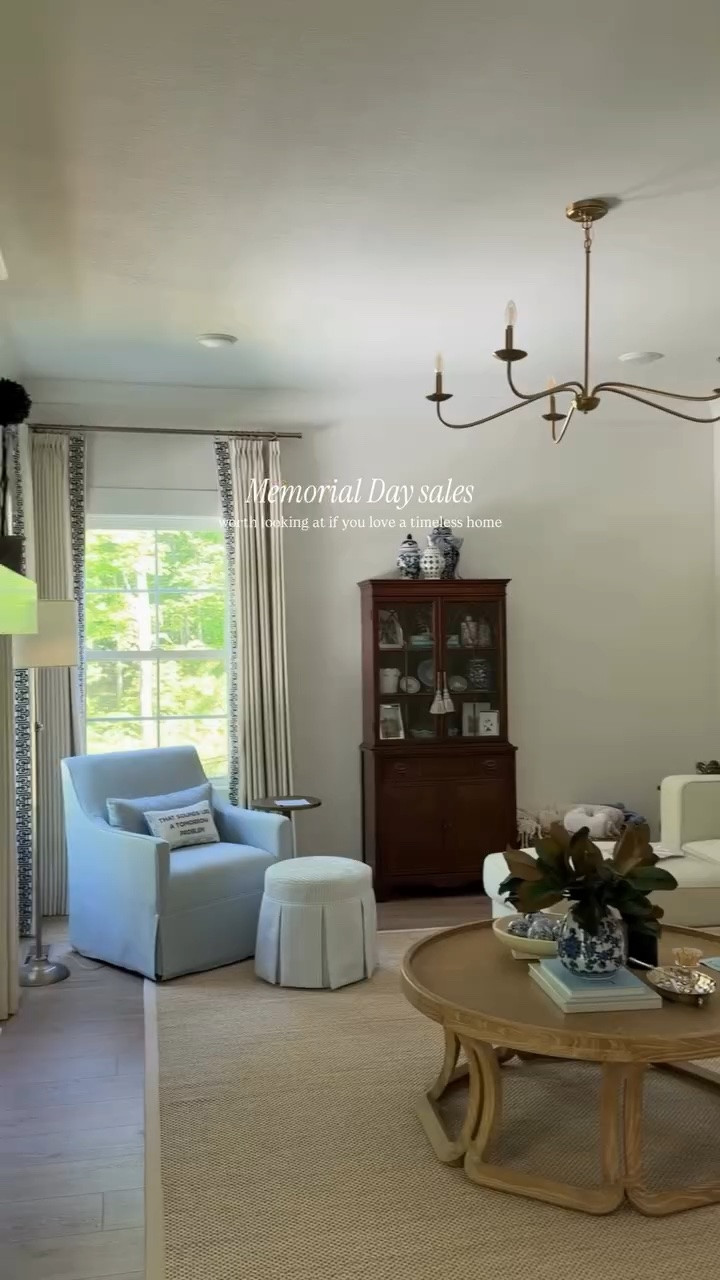 A few pieces in our home I truly love that are finally on sale this weekend 🤍

.
#memorialdaysale #timelesshome #southernhome #grandmillennial #cozyhome

#LTKSaleAlert #LTKHome #LTKdayinmylife