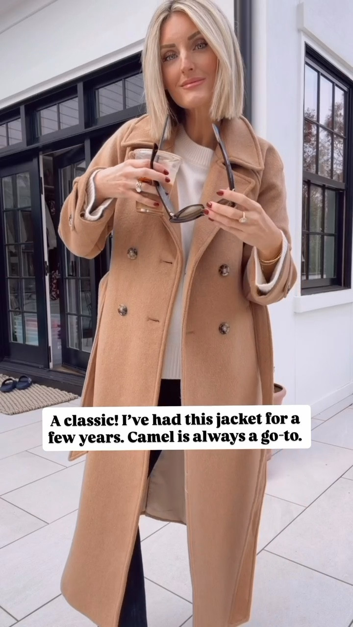 This wool coat is a closet staple! This camel color is so classic! It will go with everything and definitely keep you warm! Wearing XS in coat, S in sweater, & 25 in jeans! Use code AFLOVERLY for an extra 15% off!

Loverly Grey, Abercrombie sale, Black Friday, cyber week, wool coat, fall outfit, winter outfit, capsule wardrobe, maternity jeans, cream sweater 

#LTKCyberWeek #LTKSaleAlert