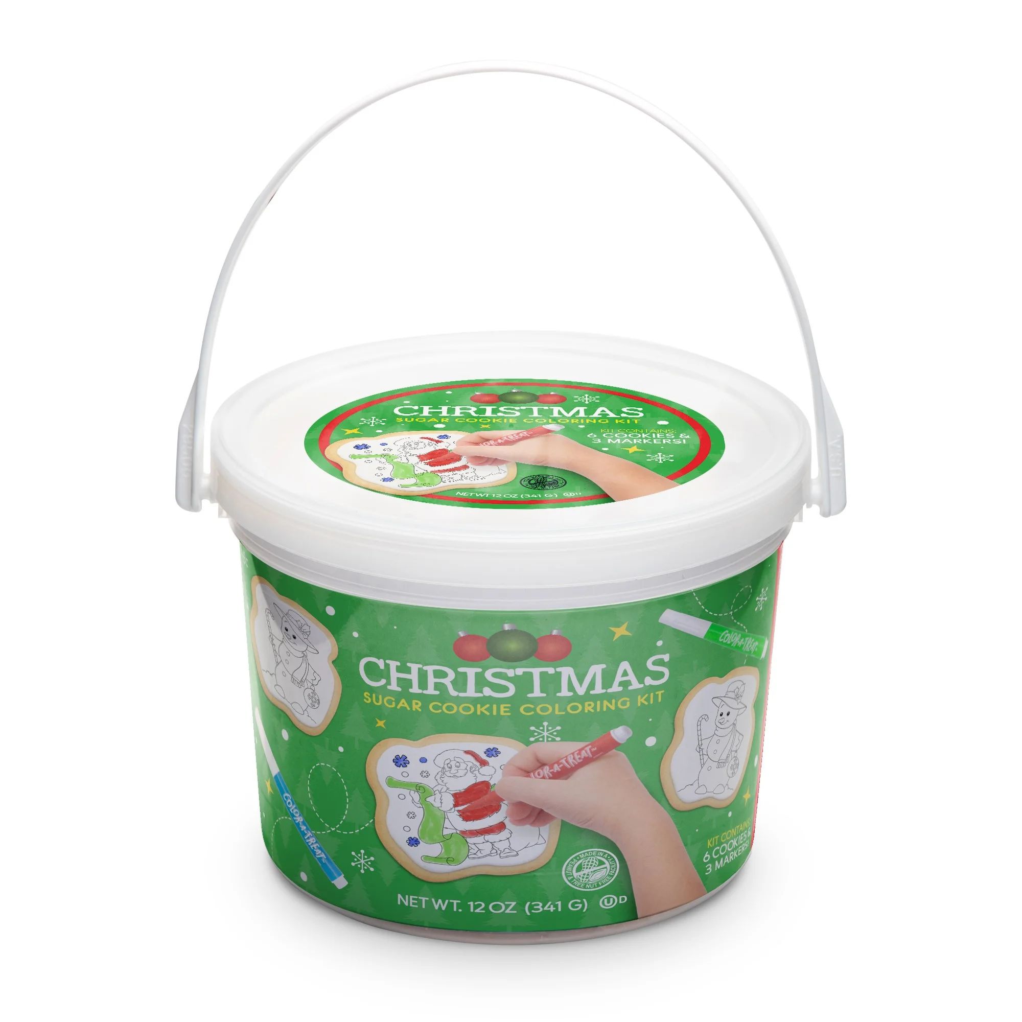 Christmas Color-A-Treat Cookie Kit Individually Wrapped | Walmart (US)