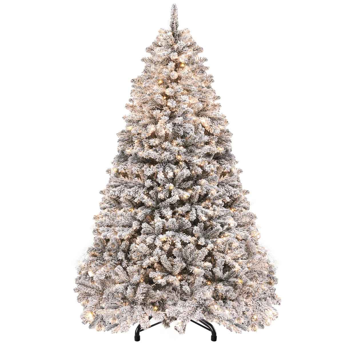 Antanasia 6ft Artificial Christmas Tree Warm Lights with Stand | Wayfair UK