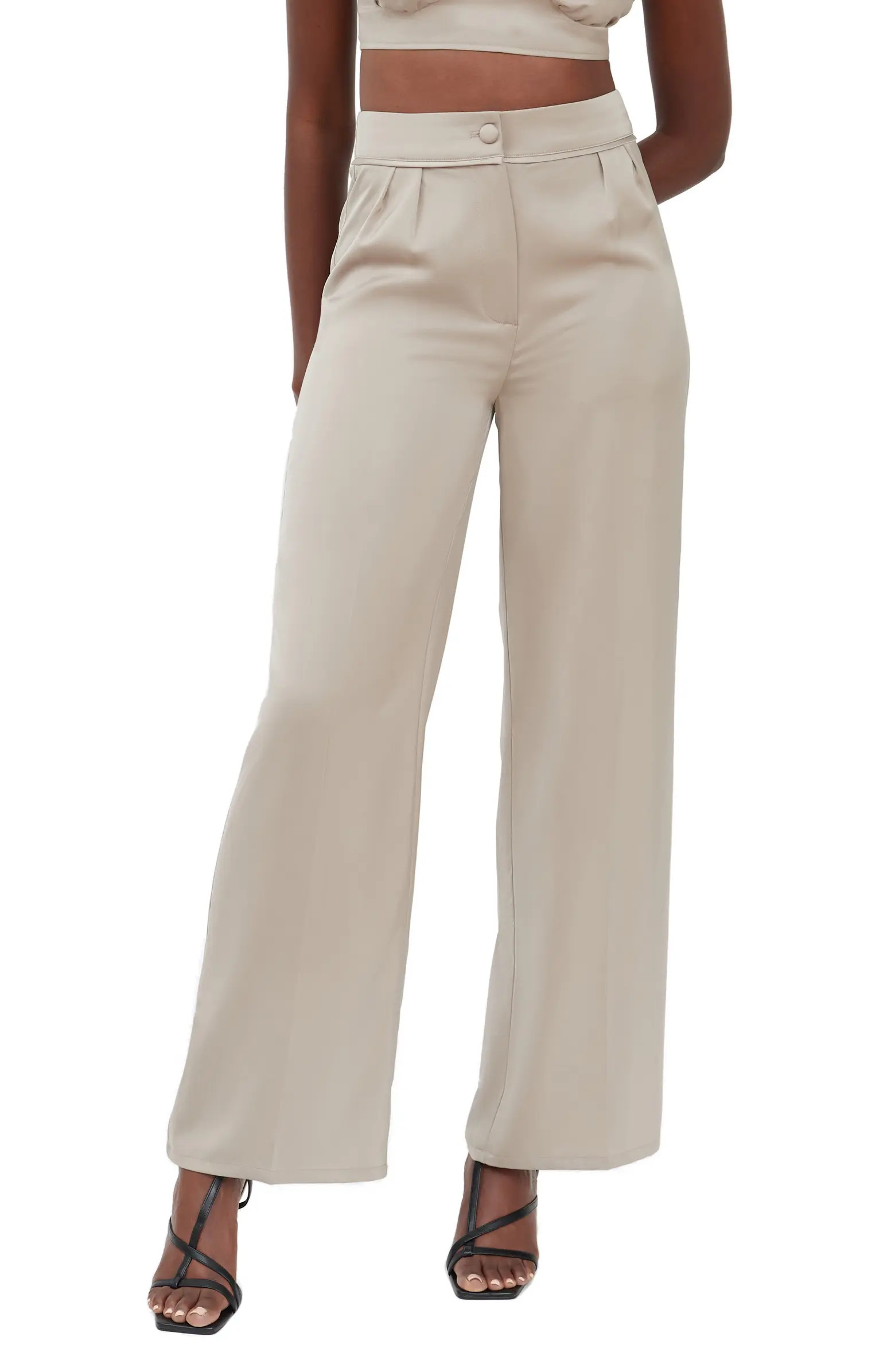 4th & Reckless Francesca Wide Leg Trousers | Nordstrom | Nordstrom
